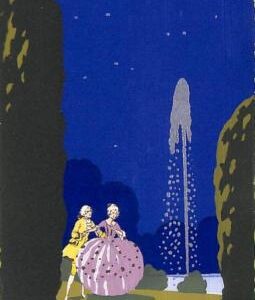 ab9696 - VINTAGE POSTCARD - Glamour Ladies - HAND PAINTED!