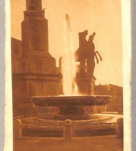 ab0396 - CARTOLINA D'EPOCA -ROMA Città : Fontana di Montecavallo