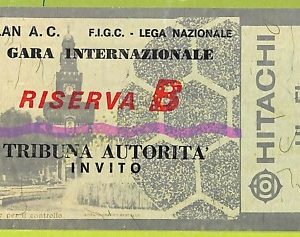 C2545- Vecchio BIGLIETTO PARTITA CALCIO 1979-1980 INTER