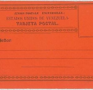 37585 - VENEZUELA - POSTAL STATIONERY CARD - FORMULAR CARD pro forma