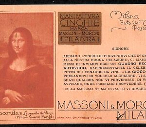 ab2229 - CARTOLINA D'EPOCA - MILANO Città - La Gioconda