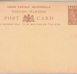 40126 - TOBAGO - POSTAL STATIONERY CARD: Higgings & Gage # 1