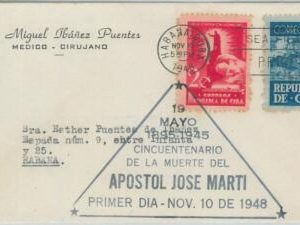 77141 - HABANA - Postal History - FDC COVER 1948 - TRANSPORT  boat APOSTOL