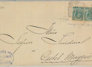 80477 - ITALIA REGNO - STORIA POSTALE -  BUSTA da Calderara di Reno  - 1909
