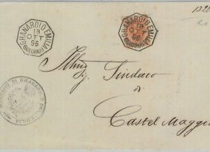 80488 - REGNO - STORIA POSTALE -  BUSTA da GRANAROLO EMILIA  Bologna  - 1896
