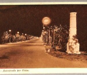 ab0223 - POSTAL VINTAGE - ROMA Ciudad: Carretera a Ostia