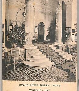 ab0291 - VINTAGE POSTCARD - ROME City: Grand Hotel Suisse
