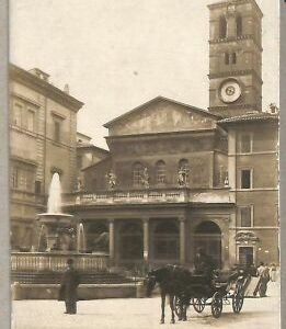 ab0229 - POSTAL VINTAGE - ROMA Ciudad: Fuera de S. Maria Trastevere