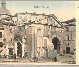 ab0303 - VINTAGE POSTCARD - ROME City: Portico Ottavia