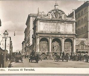 ab0179 - VINTAGE POSTCARD - ROME City: Termini Fountain