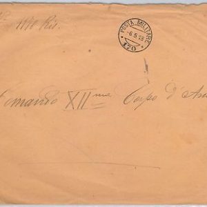 ITALIA REGNO - STORIA POSTALE: BUSTA con annullo POSTA MILITARE 170 FANTERIA