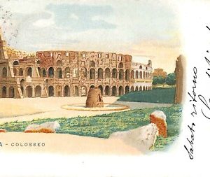 ab0550 - CARTOLINA D'EPOCA - ROMA Città : Colosseo