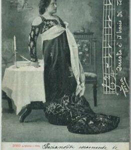 91928 -  Vintage POSTCARD -  MUSIC / THEATRE / Opera : TOSCA  # 20 1908