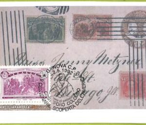 ad3381 - ITALY - Postal History - MAXIMUM CARD - FDC - 1992
