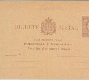 75393 - PORTUGAL - POSTAL HISTORY - Double POSTAL STATIONERY  CARD