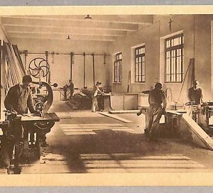ab0173 - POSTAL VINTAGE - ROMA Ciudad: Escuela de Carpinteros - Ebamisti