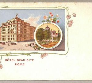 ab0184 - VINTAGE POSTKARTE - ROM Stadt: Hotel Beau Site