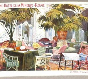 ab0194 - VINTAGE POSTCARD - ROME City: Grand Hotel de la Minerve