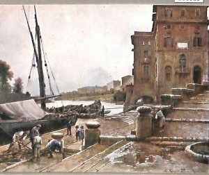 ab0329 - VINTAGE POSTCARD - ROME City: Ripetta park towards the east