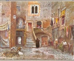 ab0333 - VINTAGE POSTCARD - ROME City: Medieval remains of the Ghetto