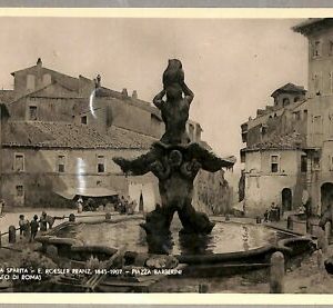 ab0199 - VINTAGE POSTCARD - ROME City: Piazza Barberini