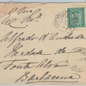 75408  - PORTUGAL - Postal History - COVER  to SPAIN   1895