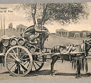 ab0279 - POSTAL VINTAGE - ROMA Ciudad: Carro del Vino