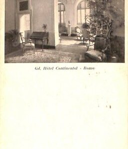 ab0602 - CARTOLINA D'EPOCA - ROMA Città : Gd. Hotel Continental