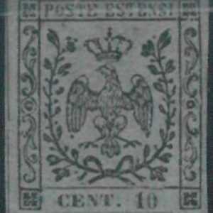 87670 - ANTICHI STATI: MODENA - Sassone GIORNALI  4 nuovo linguellato - BELLO!