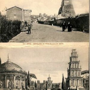 ab0300 - POSTAL VINTAGE - ROMA Ciudad: Tumba de Priscila y Geta