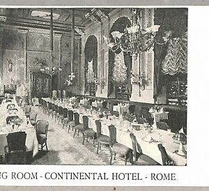 ab0237 - POSTAL VINTAGE - ROMA Ciudad: Comedor - Hotel Continental