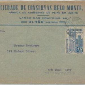 75421  - PORTUGAL - Postal History - CENSORED COVER  to  the USA  1940