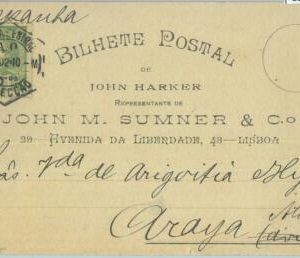85290 - PORTUGAL - POSTAL HISTORY - Private STATIONERY CARD 1902