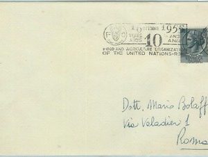67315 -  ITALY - Postal History - SPECIAL POSTMARK on COVER -  1967  FAO Food