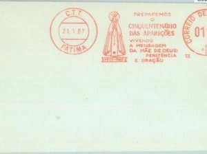 85289 - PORTUGAL - Postal History - MECHANICAL POSTMARK on COVER - FATIMA 1967