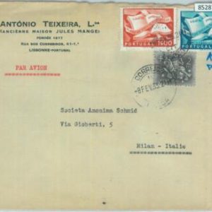 85287 - PORTUGAL - Postal History - Advertising POSTER STAMP on COVER - Longines