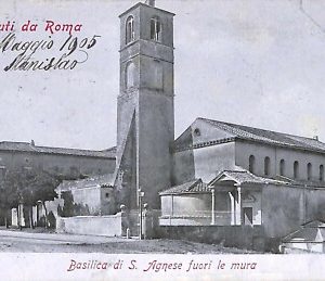 ab0646 - CARTOLINA D'EPOCA - ROMA Città : Basilica di S. Agnese