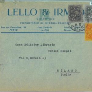 85299 - PORTUGAL - Postal History -  COVER from PORTO  to ITALY  1954