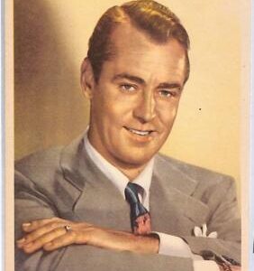 ad8905 -  VINTAGE POSTCARD - CINEMA -  Alan Ladd  USA
