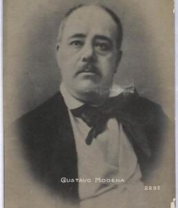 ad8915  -  VINTAGE POSTCARD - Theatre Actor -  Gustavo Modena  ITALY