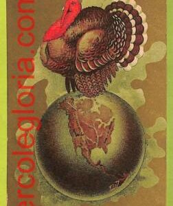 af5667 -   VINTAGE POSTCARD - Celebrations - A Happy Thanksgiving