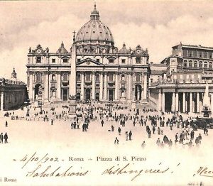 ab0667 - CARTOLINA D'EPOCA - ROMA Città : Piazza di S. Pietro