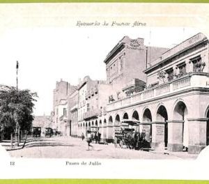 af0383 - ARGENTINA - VINTAGE POSTCARD - Buenos Aires - Paseo de Julio