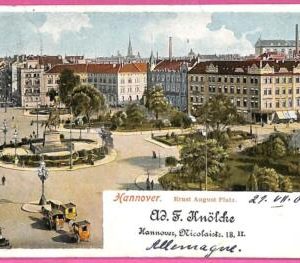 af8390 - Deutschland GERMANY - Ansichtskarten VINTAGE POSTCARD - Hannover -1904