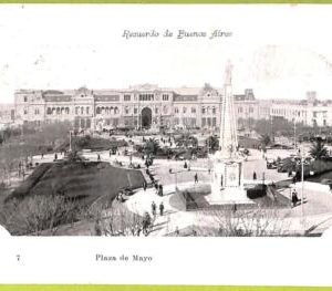 af0372 - ARGENTINA - VINTAGE POSTCARD - Buenos Aires - Plaza de Mayo