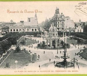 af0382 - ARGENTINA - VINTAGE POSTCARD - Buenos Aires - Plaza de Mayo - 1901