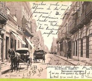 af0373 - ARGENTINA - VINTAGE POSTCARD - Buenos Aires - Calle Tucuman
