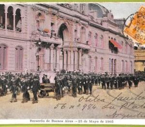 af0363 - ARGENTINA - VINTAGE POSTCARD - Buenos Aires - 25 de Mayo
