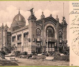 af0362 - ARGENTINA - VINTAGE POSTCARD - Buenos Aires - Pabellon Argentino