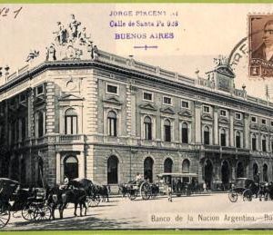 af0361 - ARGENTINA - VINTAGE POSTCARD - Buenos Aires - Banco - 1902
